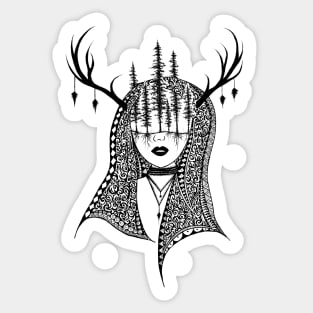 Mindless - white version Sticker